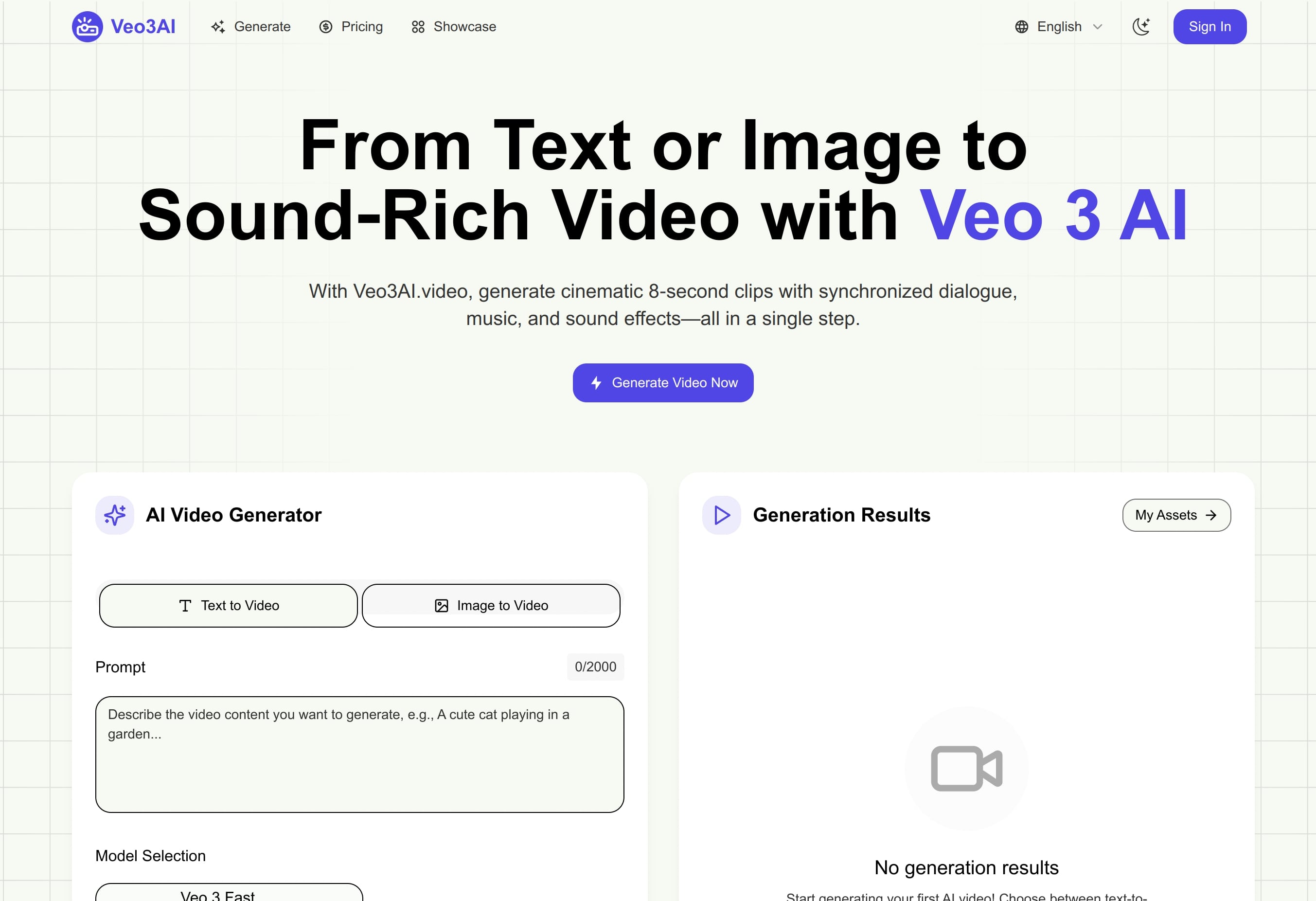 Veo3AI.video: generate cinematic 8‑second clips with synchronized dialogue, music, and sound effects